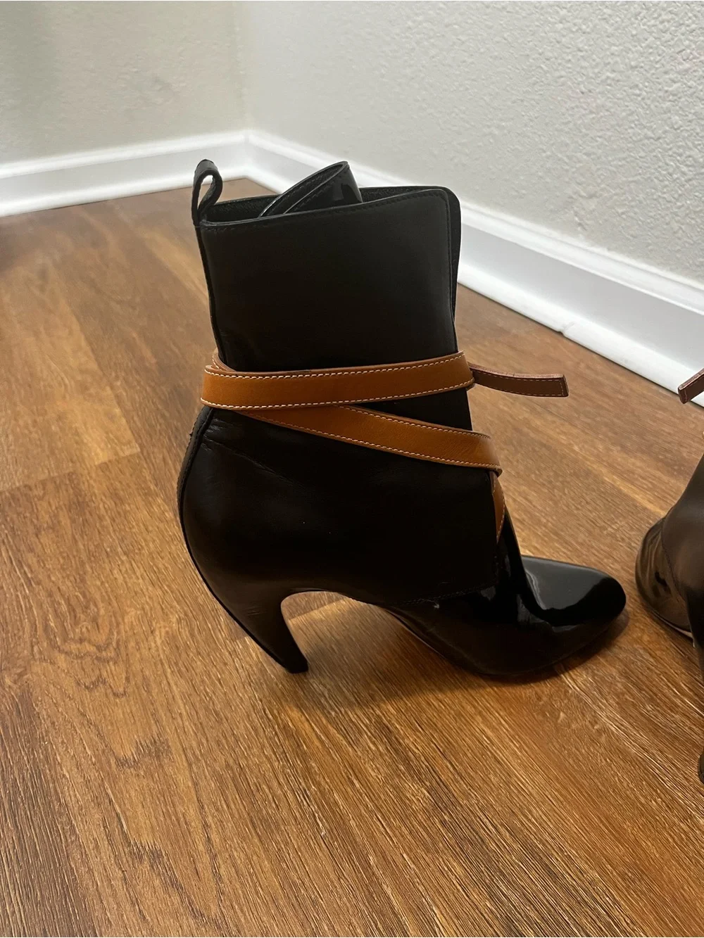 Louis Vuitton Black Ankle Heel Boot Size 39